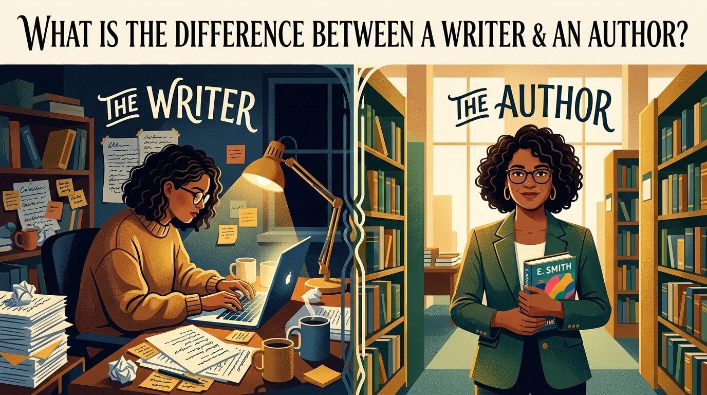 What Is the Difference Between an Author and a Writer?